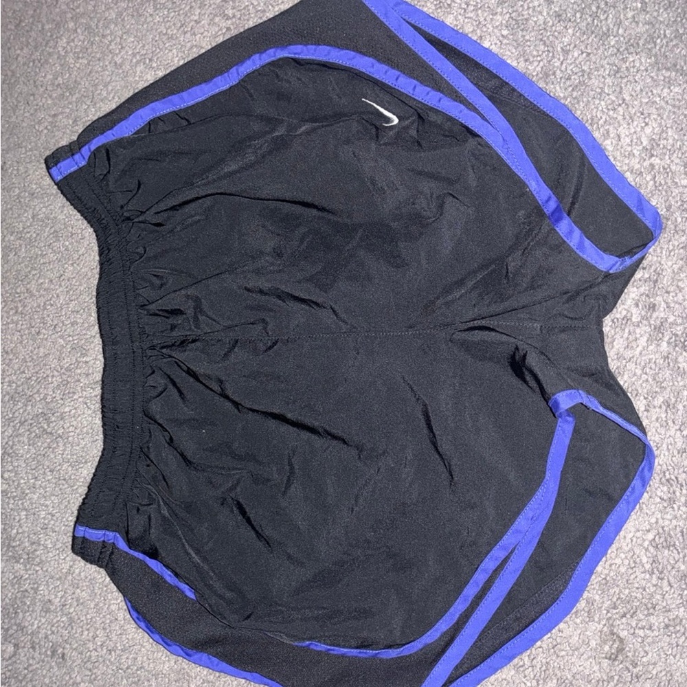 Black and Purple Womens Nike running Athletic Shorts